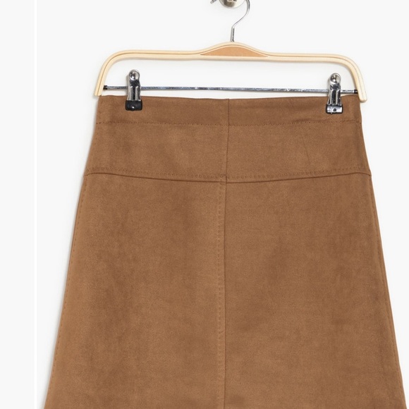 Max Studio Tan Mini Skirt - Picture 2 of 4